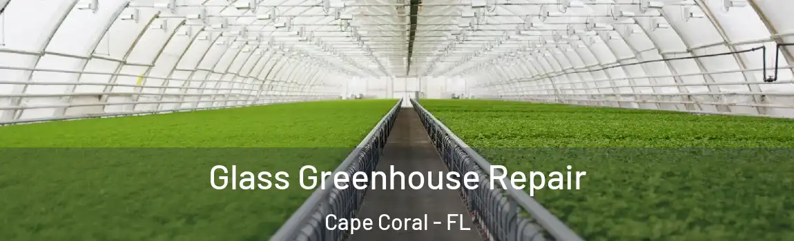  Glass Greenhouse Repair Cape Coral - FL