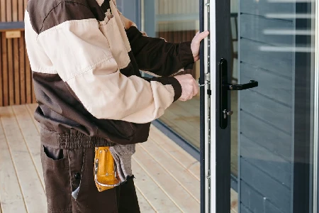 Cleaning And Polishing Glass Door Installation in Cape Coral, FL